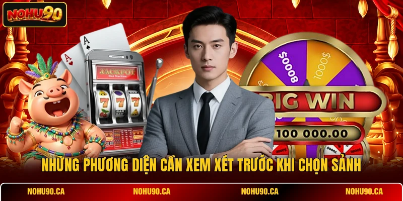 Những phương diện cần xem xét trước khi chọn sảnh Những phương diện cần xem xét trước khi chọn sảnh